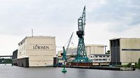 Lürssen-Kröger Werft in Schacht-Audorf (am Nord-Ostsee-Kanal). Aufnahme vom 06.06.2024