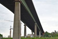 Rader Hochbrücke am 06.06.2024