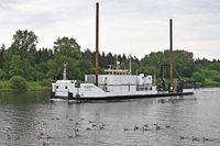 SUSANNE A, Salvage Ship, IMO 9099183, am 06.06.2024 im NOK Nordostsee-Kanal