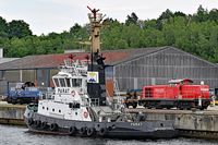 Schlepper PARAT (IMO 8128212) am 06.06.2024 bei Voith Turbo Lokomotivtechnik GmbH & Co. KG