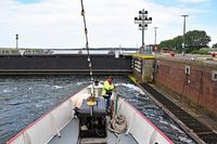 Schleuse Kiel Holtenau Nordostsee-Kanal 06.06.2024