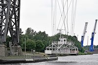 Schwebefähre bei der Rendsburger Hochbrücke am 06.06.2024