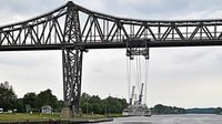 Schwebefähre bei der Rendsburger Hochbrücke am 06.06.2024