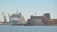 AMERA, Passenger (Cruise) Ship, IMO 8700280, am 26.06.2024 in Wismar