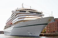 AMERA, Passenger (Cruise) Ship, IMO 8700280, am 26.06.2024 in Wismar