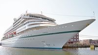 AMERA, Passenger (Cruise) Ship, IMO 8700280, am 26.06.2024 in Wismar