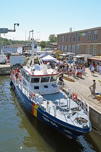 Bundespolizei-Boot BP 65 am 20.07.2024 beim Tag der Küstenwache in Neustadt / Holstein