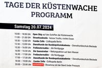 Tage der Küstenwache am 20.07.2024 und 21.07.2024 in Neustadt / Holstein