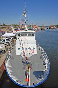 Zollboot SCHLESWIG-HOLSTEIN am 20.07.2024 in Neustadt / Holstein.Tag der Küstenwache