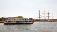 Fahrgastschiff HANSA und Viermastbark PASSAT am 01.08.2024 in Lübeck-Travemünde