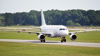 Airbus A319-112 (9A-BER) Flug SR2531 am 14.08.2024 von Palma de Mallorca kommend nach Landung in Lübeck-Blankensee