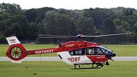 Airbus Helicopters H145 von der DRF Luftrettung (D-HXFF) am 14.08.2024 beim Flughafen Lübeck-Blankensee