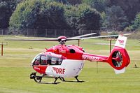 Airbus Helicopters H145 von der DRF Luftrettung (D-HXFF) am 14.08.2024 beim Flughafen Lübeck-Blankensee