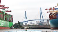 Köhlbrandbrücke in Hamburg am 19.09.2024