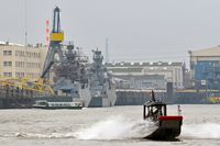 Polizeiboot WS 51 am 19.09.2024 im Hafen von Hamburg