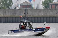 Polizeiboot WS 51 am 19.09.2024 im Hafen von Hamburg