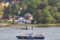 Bundespolizei-Boot BP 65 RHÖN 2 am 02.10.2024 in der Kieler Förde