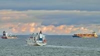 COOL MAGNUS (IMO 9167801) am 02.10.2024 in der Ostsee unweit Storebeltbrücke