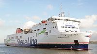 STENA LIVIA (Stena Line, IMO 9420423) am 23.10.2024 in der Ostsee vor Lübeck-Travemünde