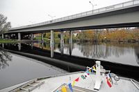 Wallbrechtbrücke in Lübeck. 03.11.2024