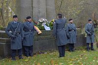 Beim Ehrenhain Bad Schwartau. Volkstrauertag 17.11.2024