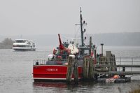 HANSE am 09.11.2024 auf der Trave bei Lübeck-Herrenwyk