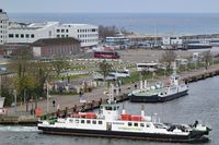 Fähren WARNOW und BREITLING am 27.11.2024 in Rostock Warnemünde