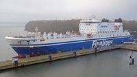 FINNPARTNER (IMO 9010163, Finnlines) am 27.11.2024 in Lübeck-Travemünde