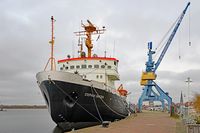 Außer Dienst gestellter Eisbrecher STEPHAN JANTZEN am 27.11.2024 in Rostock