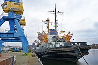 Außer Dienst gestellter Eisbrecher STEPHAN JANTZEN am 27.11.2024 in Rostock