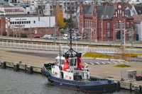 Schlepper VB BALTIC am 27.11.2024 in Rostock Warnemünde