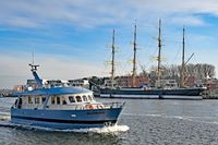 EUREKA und PASSAT am 05.12.2024 in Lübeck-Travemünde