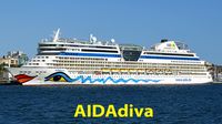 AIDAdiva am 18.12.2024 in Cartagena