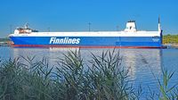 FINNTIDE (Finnlines, IMO 9468920) am 12.08.2022 in Lübeck-Travemünde