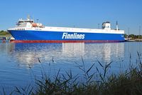 FINNTIDE (Finnlines, IMO 9468920) am 12.08.2022 in Lübeck-Travemünde