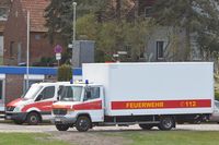 Feuerwehr-Fahrzeug HL-I 450 am 22.04.2022 bei der Feuerwache 4 in Lübeck-Schlutup