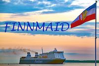 FINNMAID (Finnlines), IMO 9319466, am 29.07.2017 in Lübeck-Travemünde einlaufend