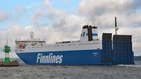 FINNPULP (Finnlines, IMO 9212644) am 04.09.2021 in Lübeck-Travemünde