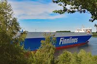 FINNTIDE (Finnlines, IMO 9468920) am 04.07.2021 in Lübeck-Travemünde