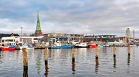 Fischereihafen von Lübeck-Travemünde 23.12.2022