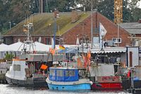 Im Fischereihafen Lübeck-Travemünde am 02.10.2021
