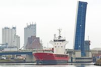 MERITA (IMO 8422034) am 23.03.2021 im Hafen von Lübeck