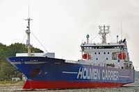 SHIPPER (Holmen Carrier, IMO 8911748) am 12.09.2020 in Lübeck-Travemünde