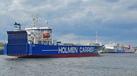 SHIPPER (Holmen Carrier, IMO 8911748) am 16.05.2020 in Lübeck-Travemünde