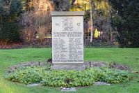 Estnische Kriegsgräberstätte auf dem Vorwerker Friedhof in Lübeck 06.01.2022