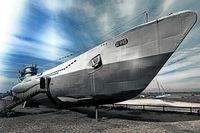 U-Boot U 995 am 13.9.2020 beim Marineehrenmal in Laboe