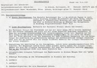 1951 - Bezirksnachweis Zollgrenzkommissariat Lübeck-Ost