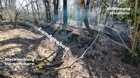 Landgraben beim früheren FKK-Gelände im Wesloer Forst. Aufnahme vom 08.03.2022