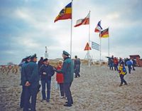 Öffnung der Grenze am Priwall-Strand 03.02.1990