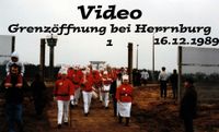 Grenzöffnung bei Lübeck-Eichholz / Herrnburg 16.12.1989